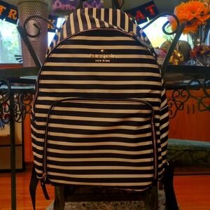 Kate Spade Striped Backpack